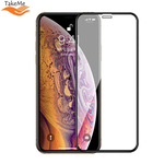 Takeme HARD Ceramic Pilnas virsmas Aizsargstikls priekš Apple iPhone 11 / iPhone XR Melns