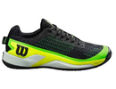 Wilson men footwear WILSON TENISA APAVI VĪRIE&Scaron;U RUSH PRO  EXTRA DUTY Black/Safety Yellow/Green Gecko