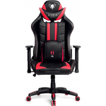 Diablo X-Ray 2.0 Normal  Size melns - sarkans ergonomisks krēsls