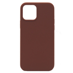 Evelatus iPhone 12/12 Pro Premium Soft Touch Silicone Case Apple Dark Coffee