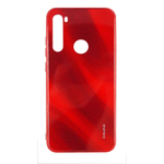 Evelatus Xiaomi Redmi Note 8 / Redmi Note 8 2021 Water Ripple Full Color Electroplating Tempered Glass Case Xiaomi Red