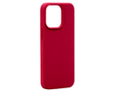 Evelatus Premium Magsafe Mīksta pieskāriena silikona maks - vāciņ&scaron; Apple iPhone 14 Plus Tum&scaron;i sarkana