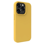 Evelatus Premium Magsafe Mīksta pieskāriena silikona maks - vāciņš Apple iPhone 15 Pro Dzeltens