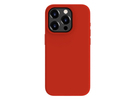 Evelatus Premium Mīksta pieskāriena silikona aizmugures maks-apvalks priek&scaron; iPhone 15 Pro Sarkana