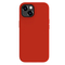 Evelatus Premium Mīksta pieskāriena silikona aizmugures maks-apvalks priekš iPhone 15 Sarkana